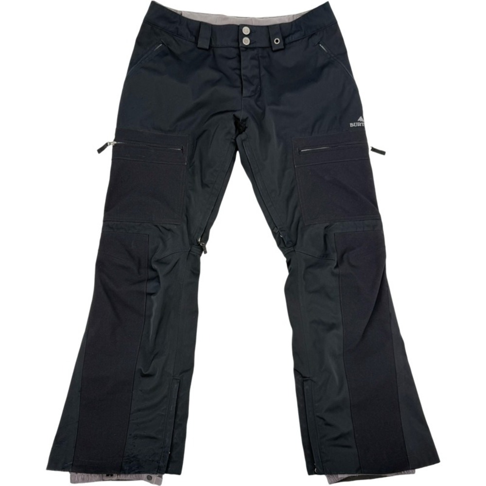 BURTON Gore-Tex Snowboard Pants Women's Medium Black Waterproof Ski Cargo Snow‎